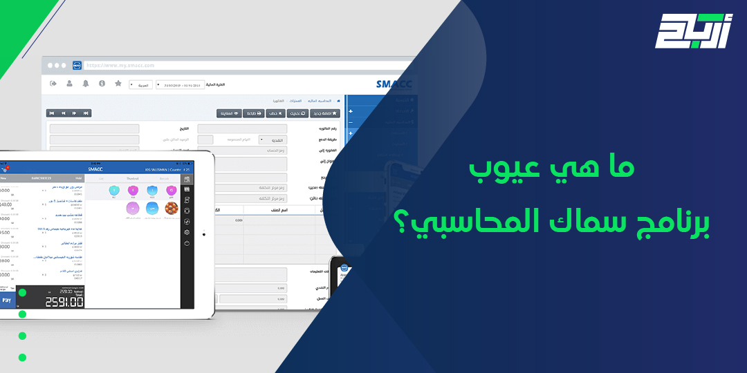 ما هي عيوب برنامج سماك المحاسبي؟